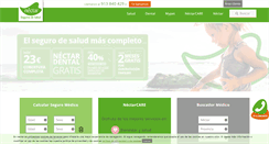 Desktop Screenshot of nectar.es