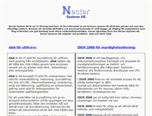 Tablet Screenshot of nectar.se