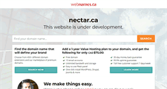 Desktop Screenshot of nectar.ca